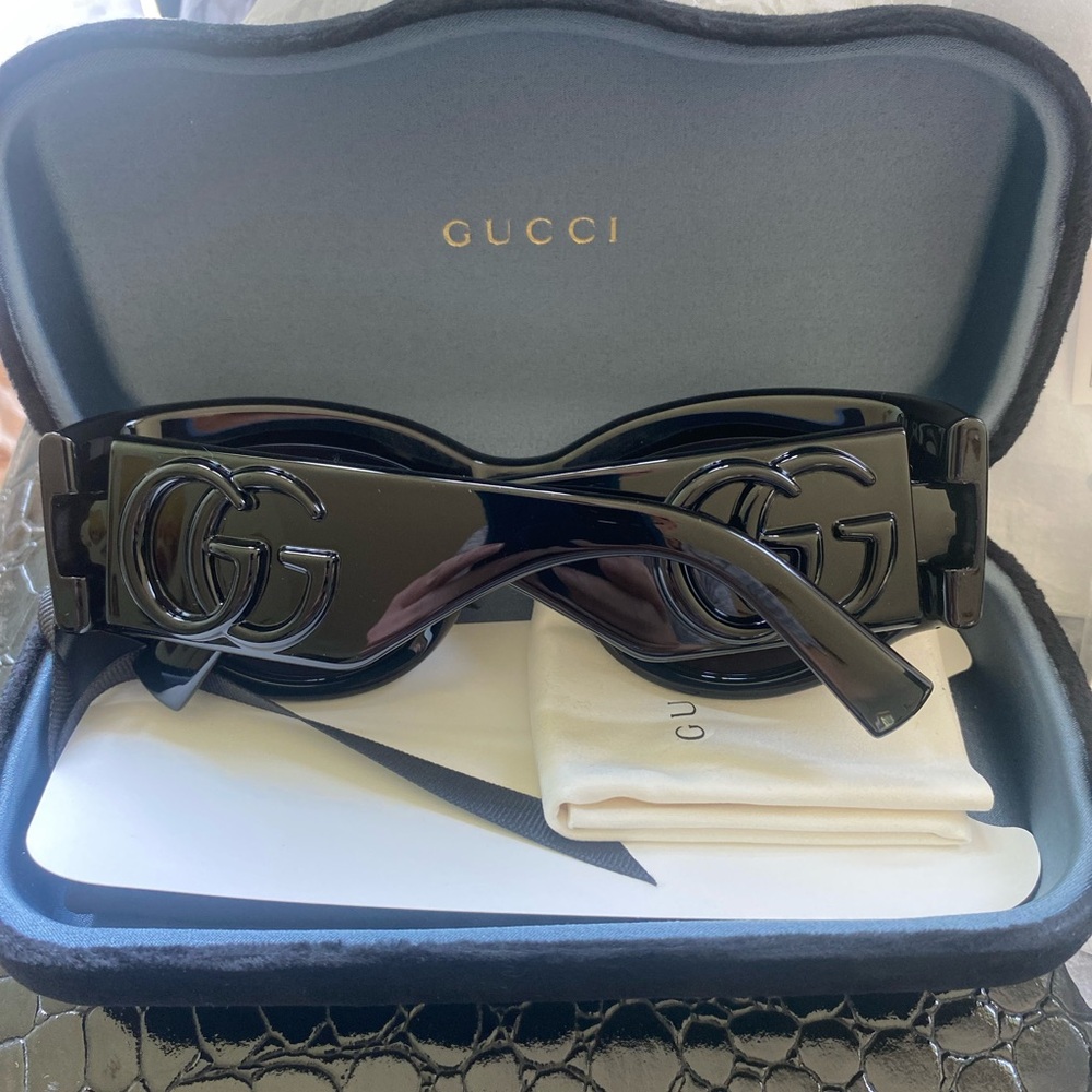 NWT Gucci Black Sunglasses - Picture 15 of 15
